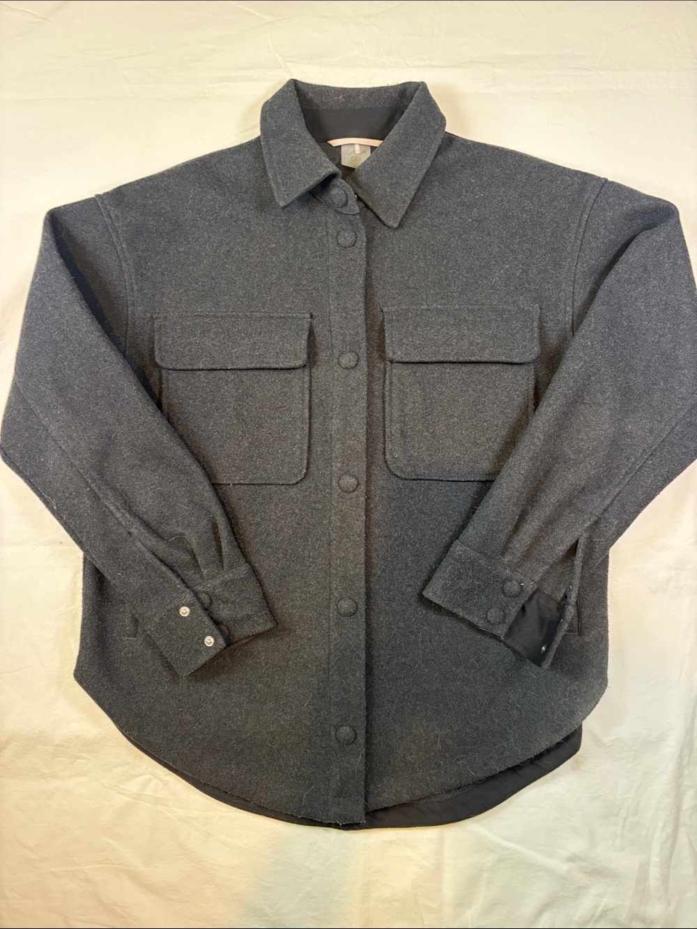 Cals Dark Charcoal Utility Shirt Jacket